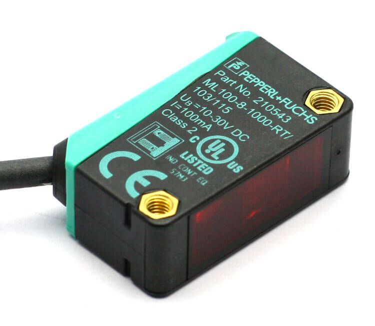 Pepperl+Fuchs Diffuse Type Sensor (ML-8-1000-RT) Sensores para MEGA Sumobot Profesional.