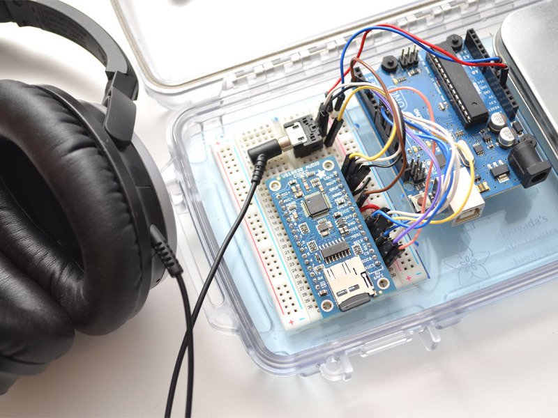 Reproductor MP3/WAV/MIDI/OGG VS1053 con Ranura MicroSD
