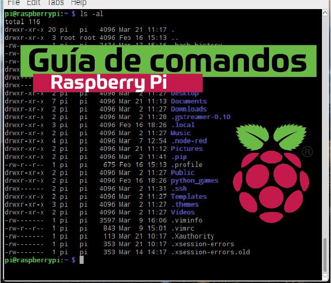 Guía de comandos Raspberry Pi – Para tus proyectos.