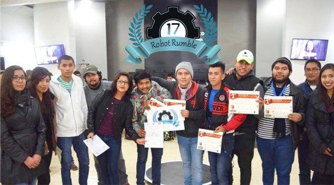 Robot Rumble 2017 – México – Torneo de robótica móvil.