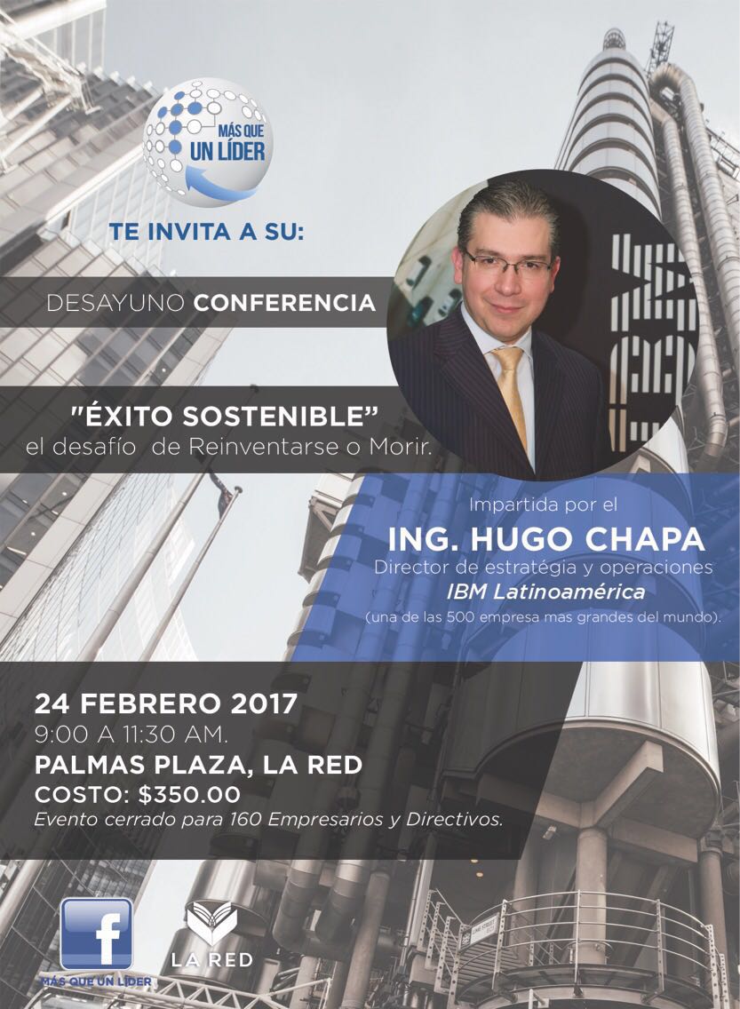 IBM conferencia Puebla Mas que Un Lider