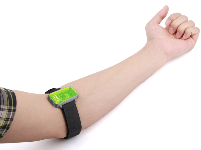 Grove Finger Clip. Cómo se coloca en el brazo.