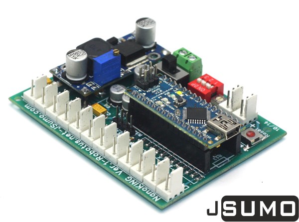 NanoKING Sumo Robot Controller Board. Tarjeta controladora.