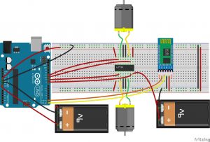 controlar un robot con celular Android en App Inventor
